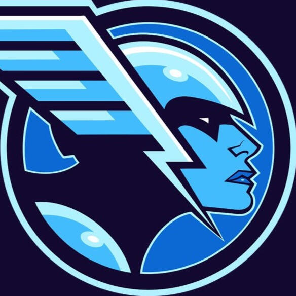 An image of a valkyrie with a lightning bolt helmet. This is the official Stomrbreaker Crew logo. It was designed by Jason Goad, who is @ingoadwetrust on Instagram.